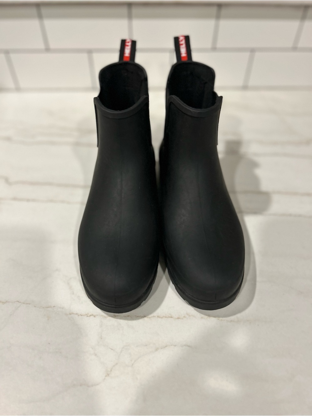 Helly Hansen Alta Chelsea Waterproof Black Rain Boots with shearling insole